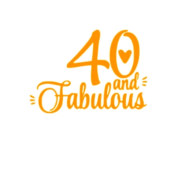🌟5 Decal/Stickers for $10🌟 40 Years old  "40 and fabulous". Born in 1982 - Picture 2 of 3